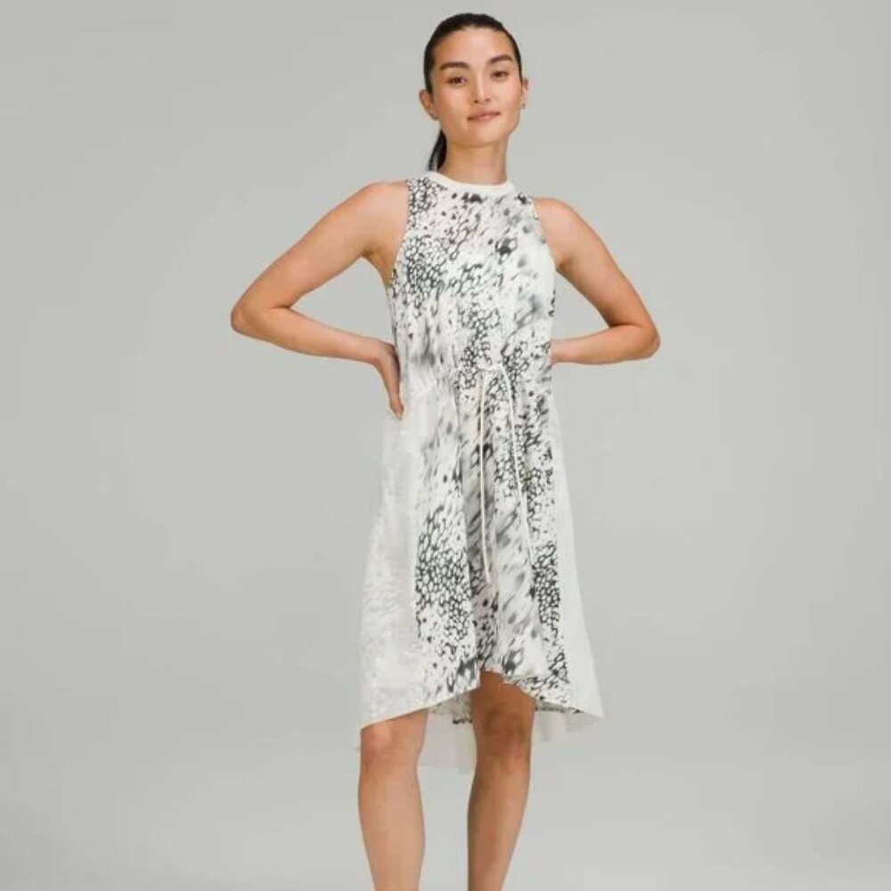Lululemon Mesh Overlay High-Neck Dress